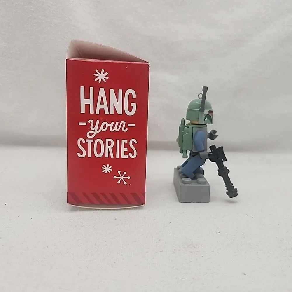 Ornament Hallmark Keepsake Star Wars LEGO Boba Fett LucasFilms 2014 QXI2593 NEW